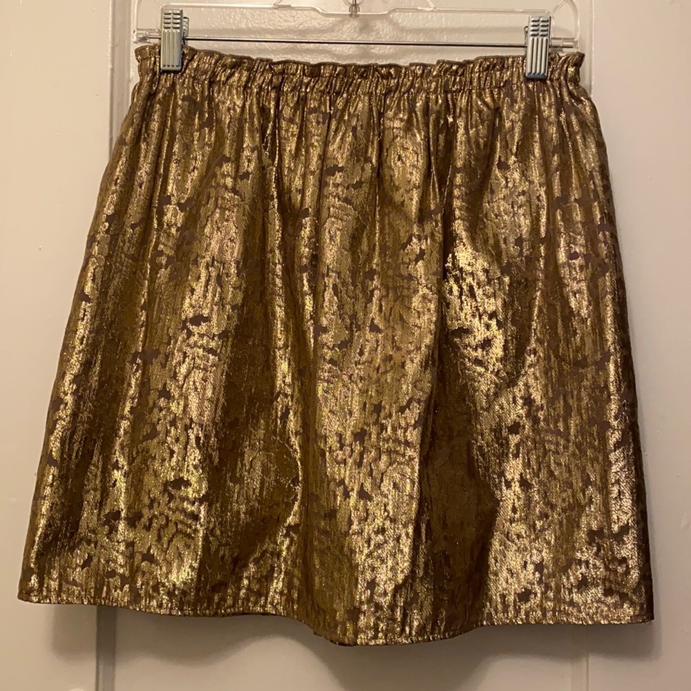 Kenneth Cole gold skirt